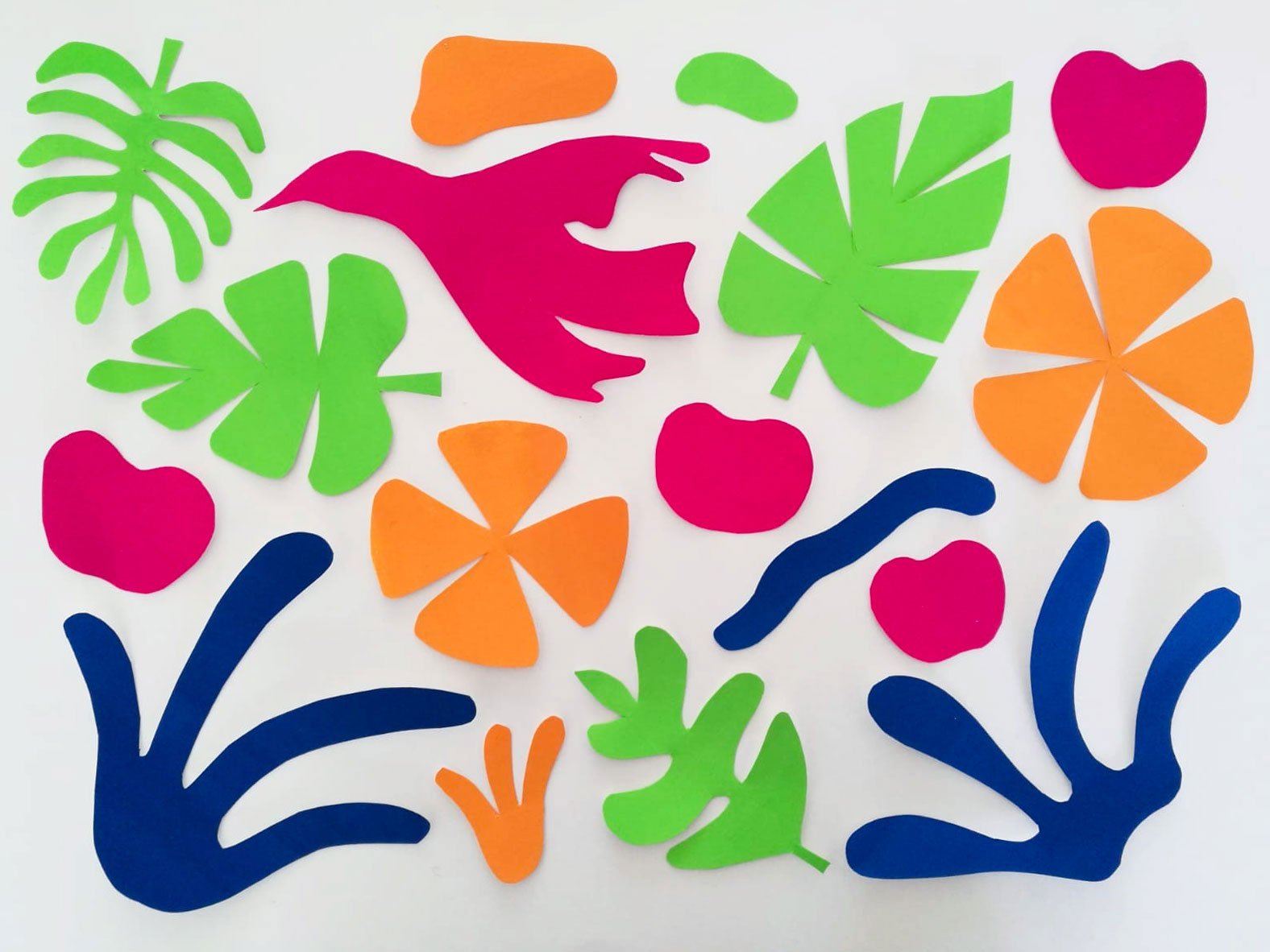 Kijken en Knippen als Matisse - workshop 2021