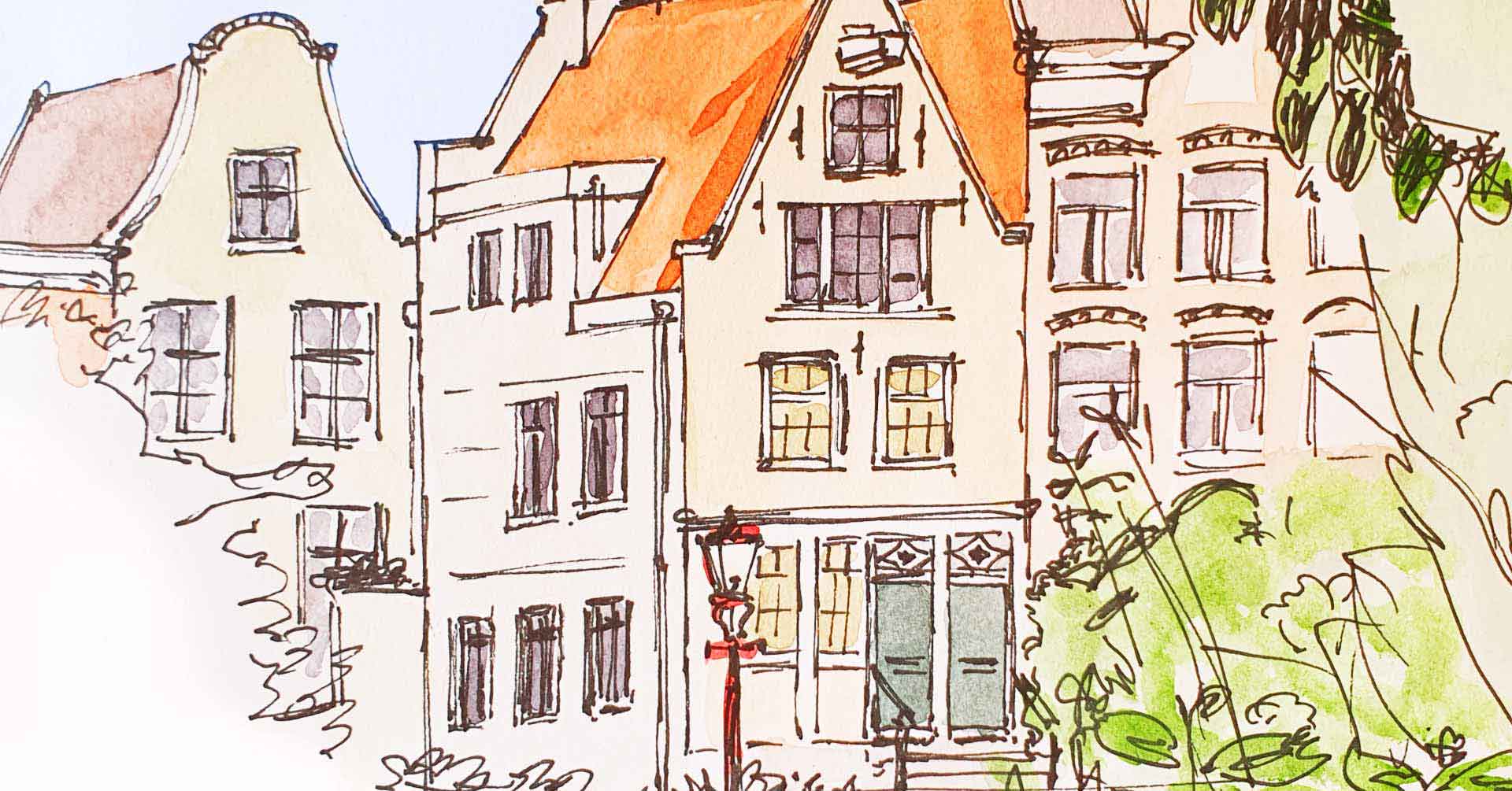 Workshop "Urban sketching: teken het mooie Amsterdam"