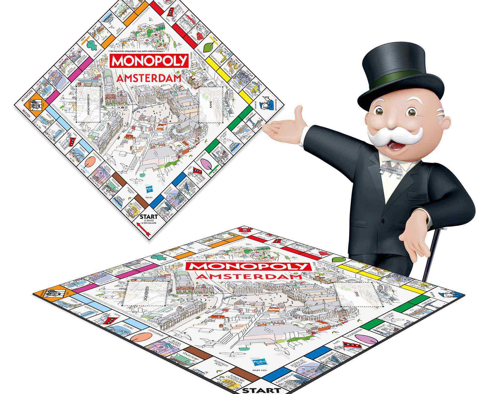 Monopoly Amsterdam 750 jaar, verkijgbaar bij Identity Games