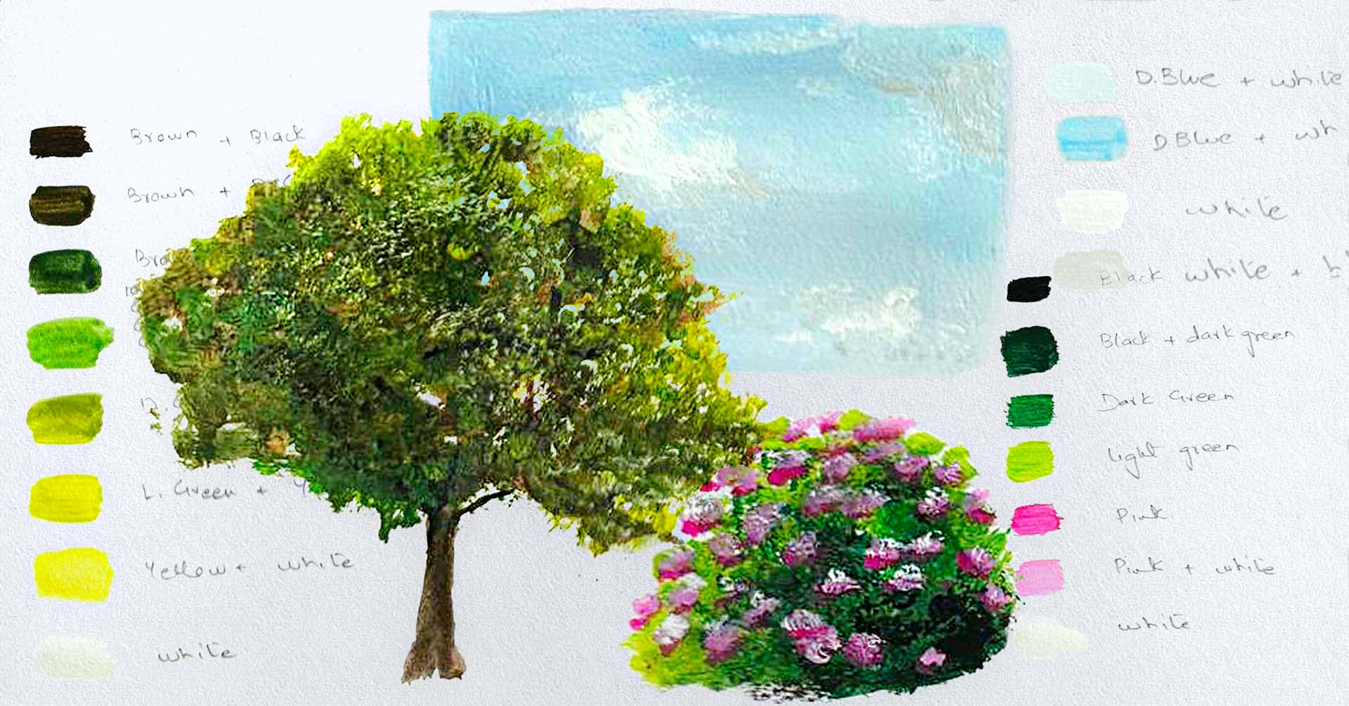 Creative workshop Paint Elements of Nature